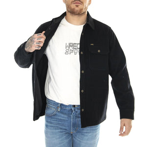101 Overshirt Washed Black - Giacca Invernale Uomo Nera 112341803  LEE 