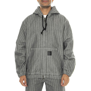 Menard Jacket Grey rinsed - Giacca Uomo Grigia I033574.9102  CARHARTT WIP 