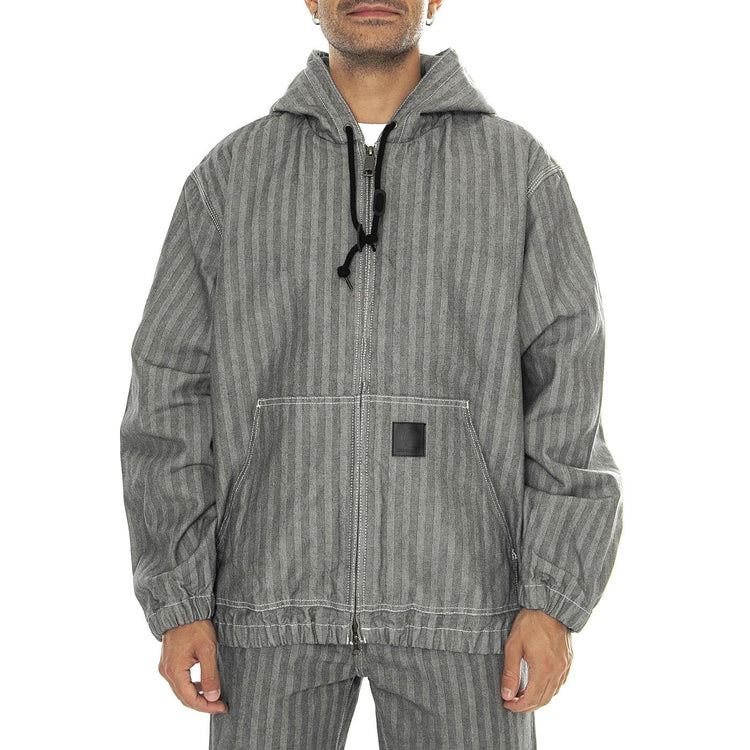 Menard Jacket Grey rinsed - Giacca Uomo Grigia I033574.9102  CARHARTT WIP 