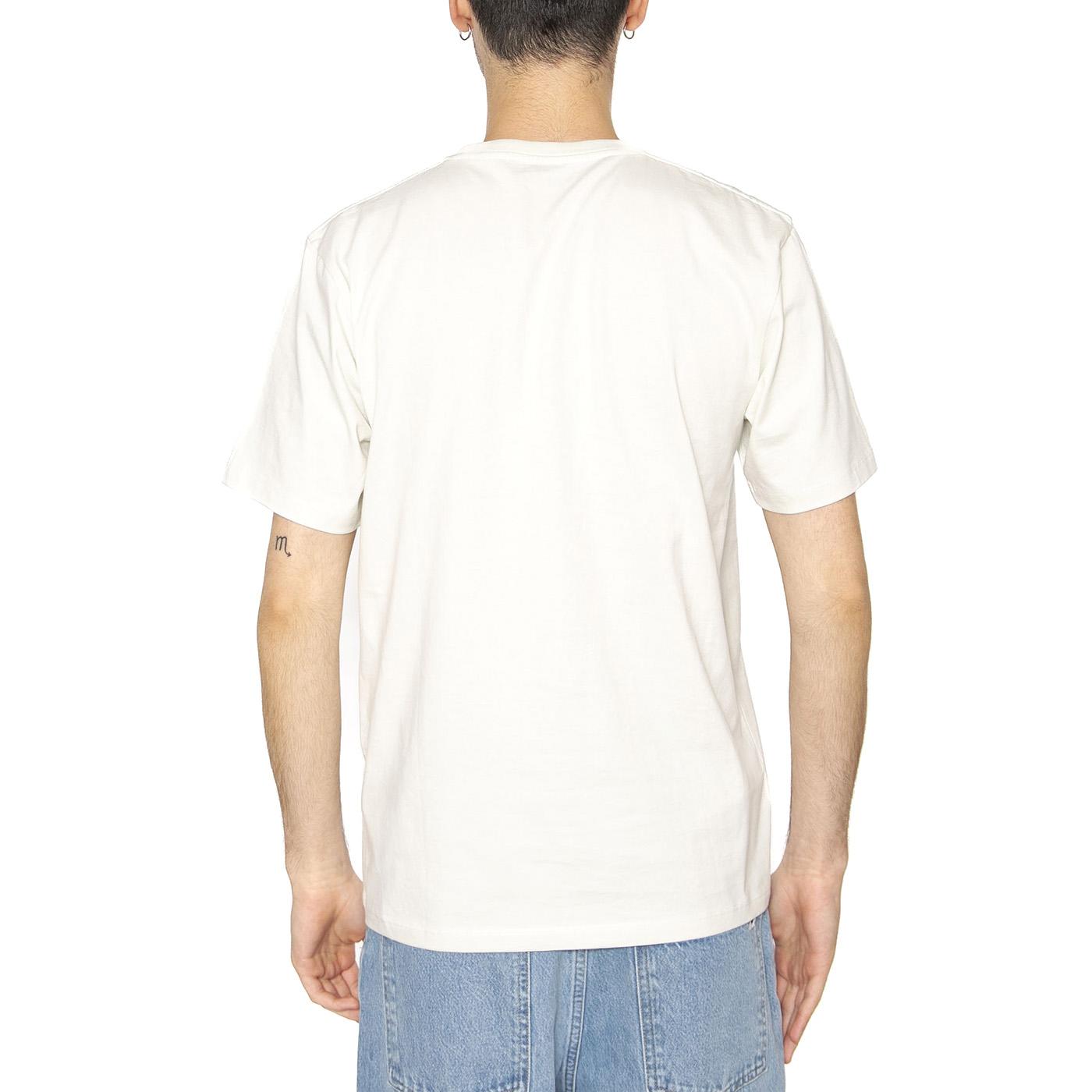 Small Logo Tee Vintage White - Maglietta Girocollo Uomo Bianca 112362814  WRANGLER 