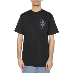 Obey Cultivate Harmony Classic Tee Black - Maglietta Girocollo Uomo Nera 165263796-BLK  OBEY 