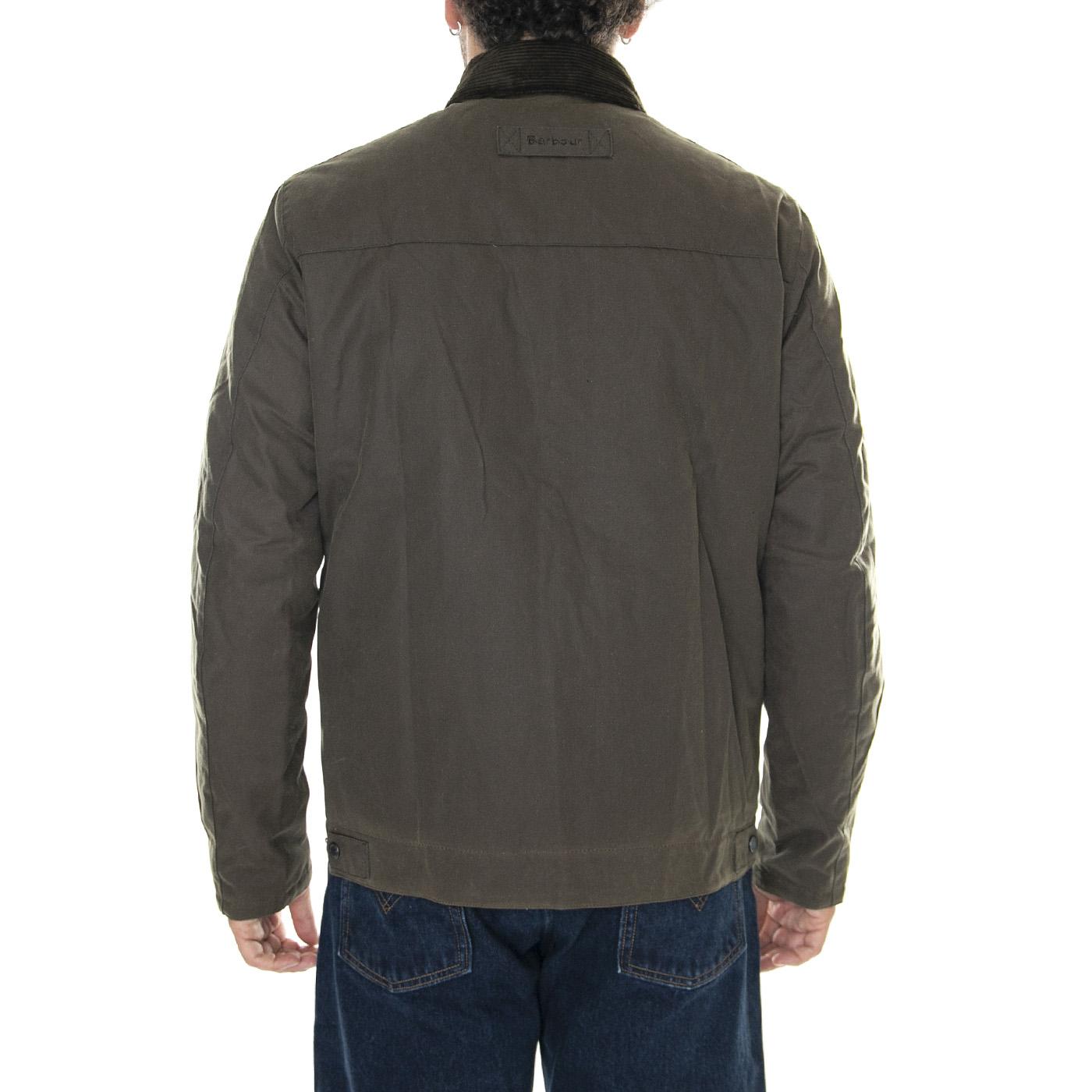 M' Brunden Wax Beech - Giacca Invernale Uomo Verde MWX2194-SN72-FW23  BARBOUR 