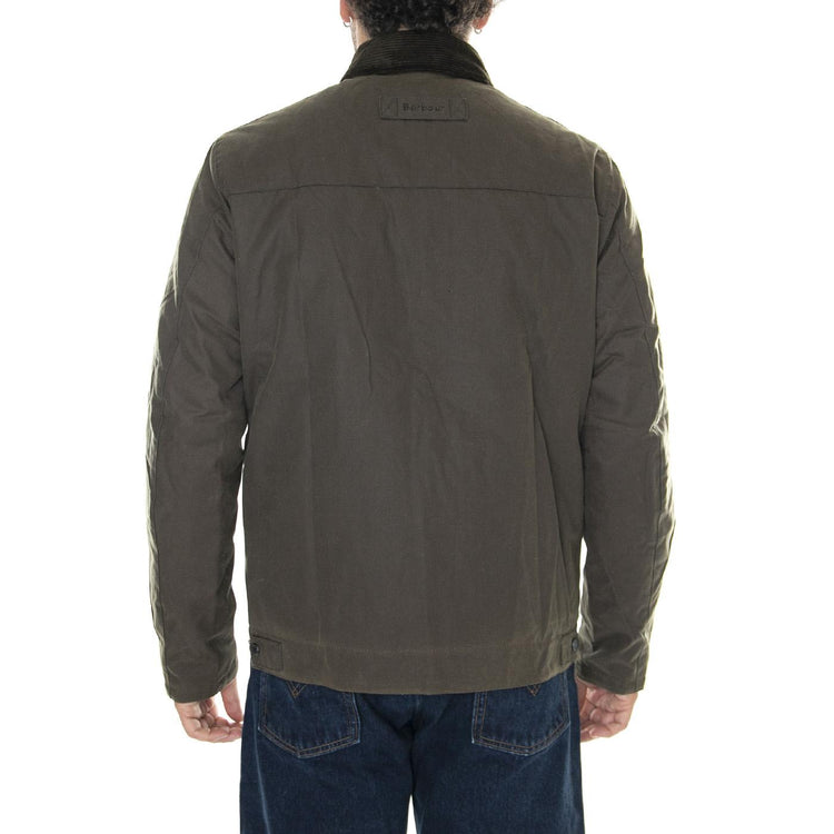 M' Brunden Wax Beech - Giacca Invernale Uomo Verde MWX2194-SN72-FW23  BARBOUR 