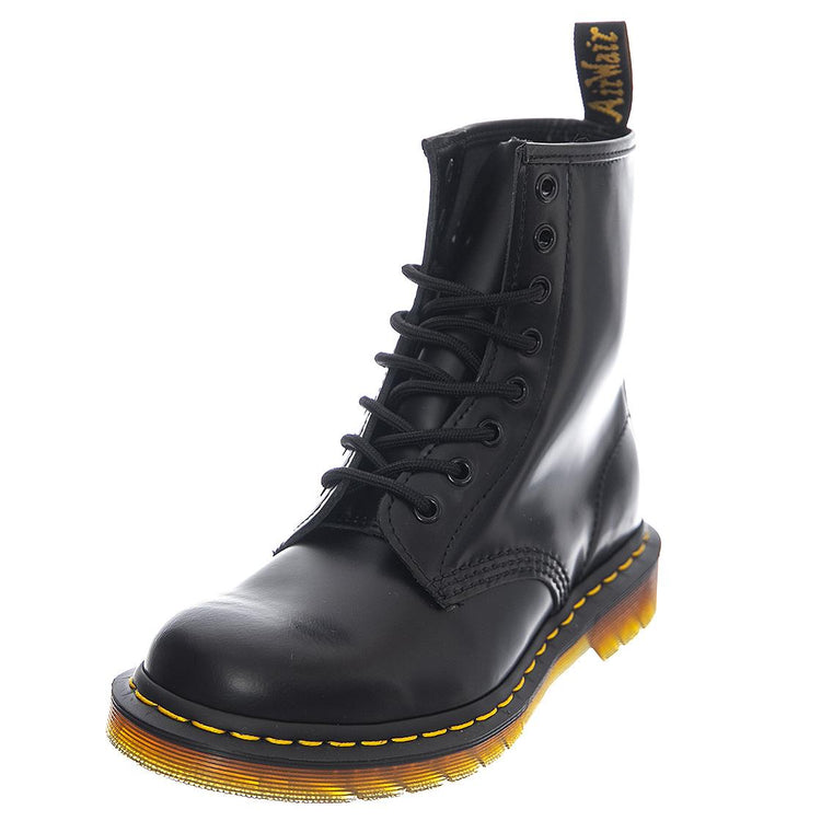 1460 Black Smooth - Stivaletti Profilo alla Caviglia Uomo Neri 11822006 . DR.MARTENS 