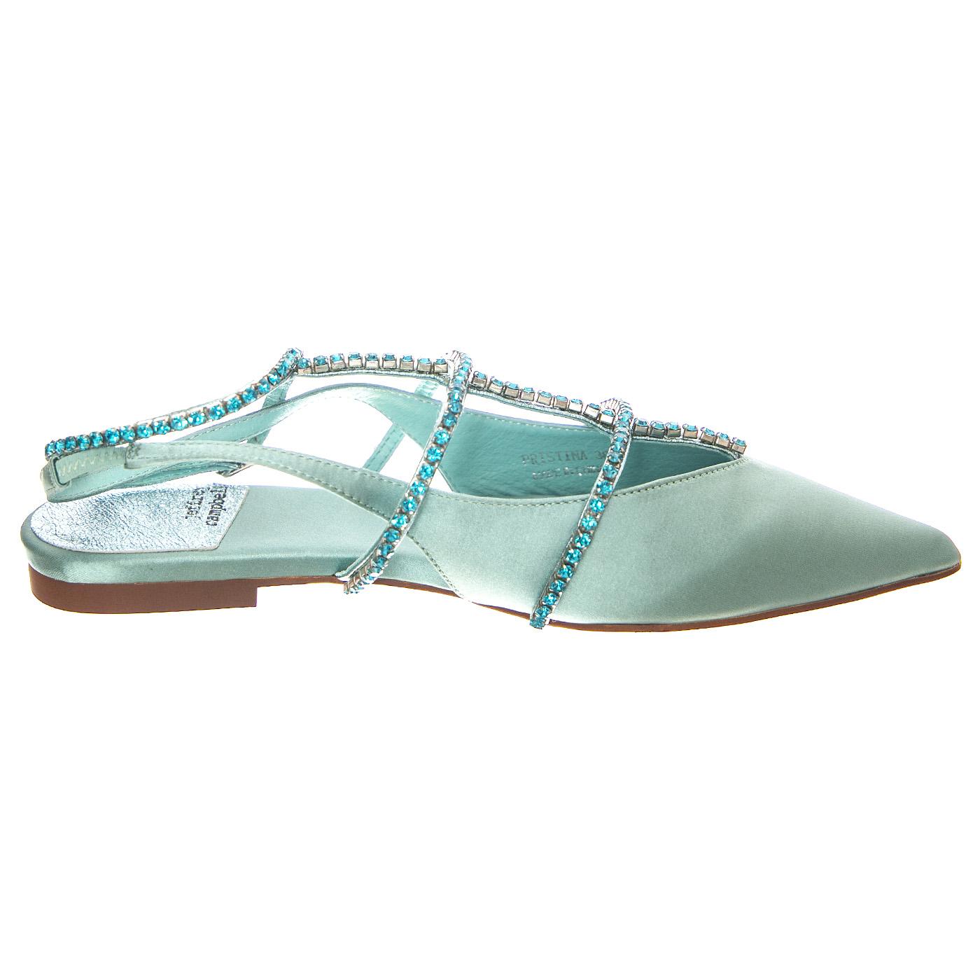 W' Pristina-Torquoise Saint Combo - Sandali Donna Turchesi JCR2P-150A  JEFFREY CAMPBELL 