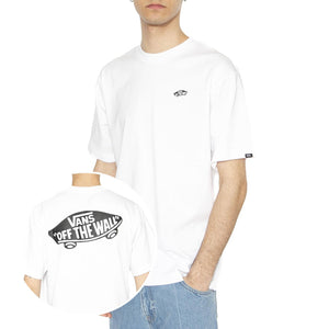 Style 76 II Loose SS Tee White / Black - Maglietta Girocollo Uomo Bianca VN000P50YB21  VANS 