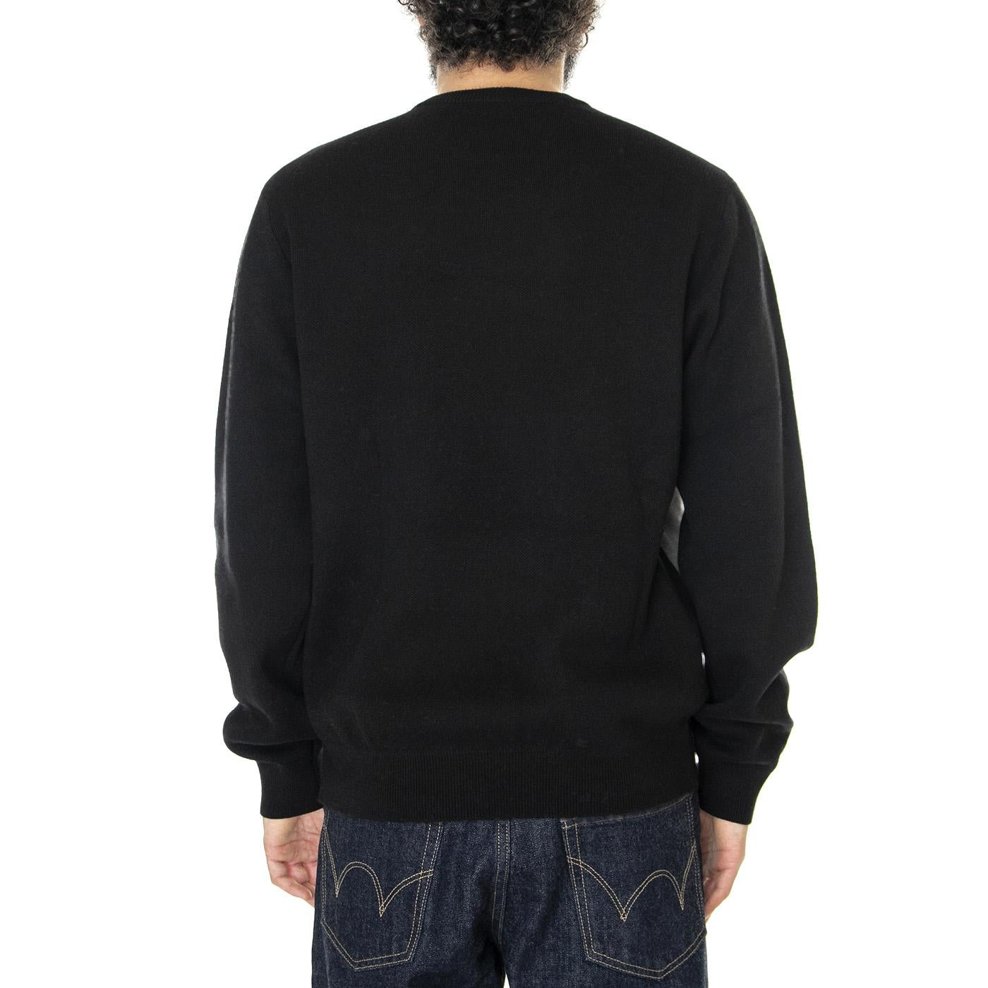 Still Life Crewneck Sweater Black - Maglione Girocollo Uomo Nero KN00407-BLACK  HUF 