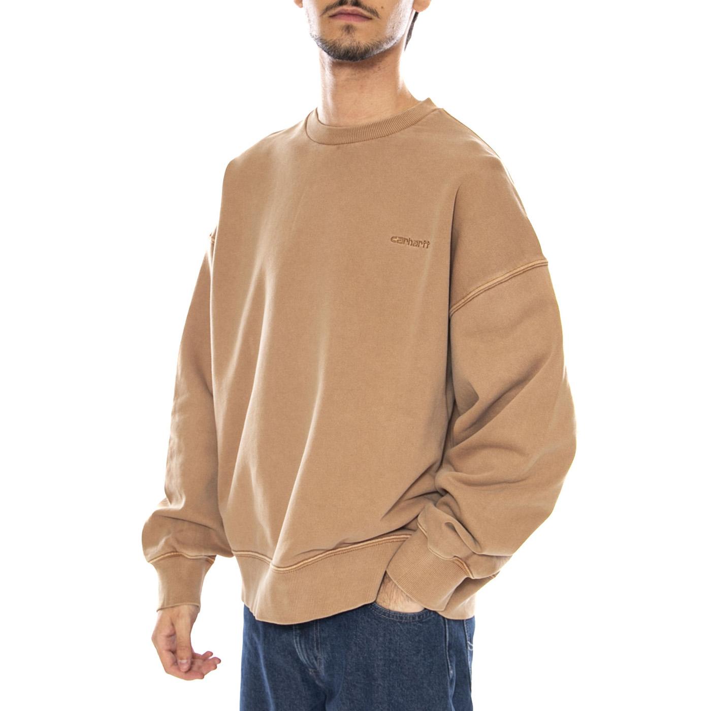 Benton Sweat Peanut - Felpa Girocollo Uomo Beige I035436.2FSGD  CARHARTT WIP 
