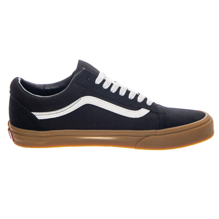 Old Skool Black / Gum - Scarpe Stringate Profilo Basso Uomo Nere VN000CR5B9M1  VANS 