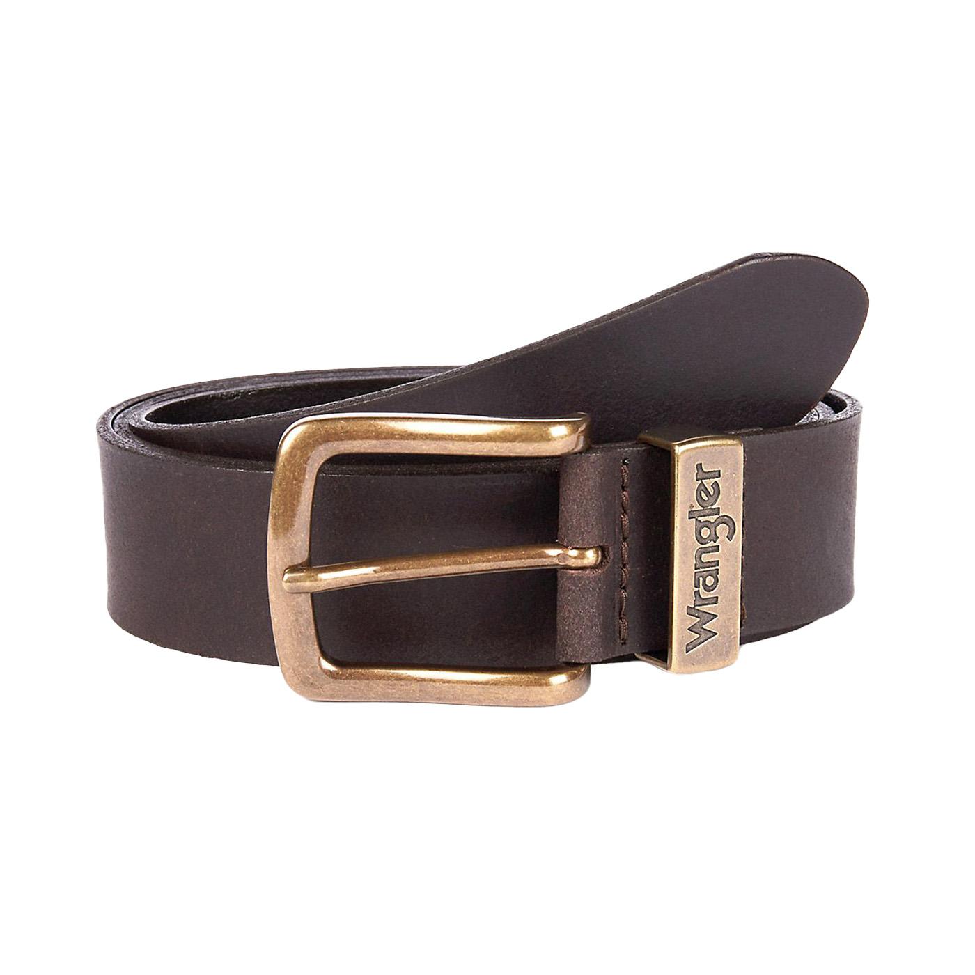 Metal Loop Brown 90, 00 - Cintura Marrone 112125435  WRANGLER 