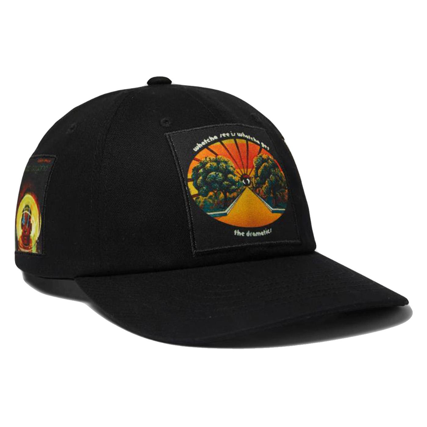 Stax Patches Snapback Black - Cappellino con Visiera Nero HT00847-BLACK  HUF 