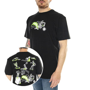 Scene Report Black - Maglietta Girocollo Uomo Nera SCA-TEE-11019  SANTA CRUZ 