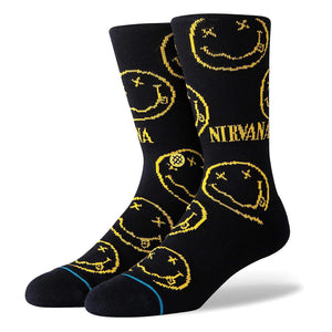 Nirvana Face Black Multicolored Socks - Calzini Neri / Multicolore A556A20NIF  STANCE 