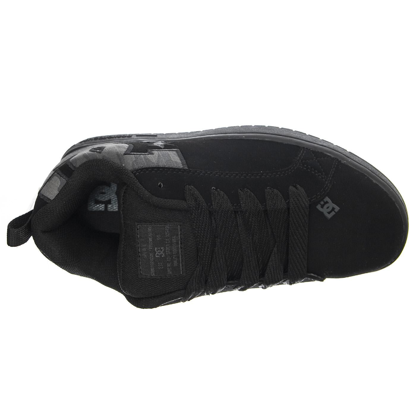 DC Shoes Court Graffik BP2 - Scarpe Stringate Profilo Basso Uomo Nere 300529-BP2  DC 