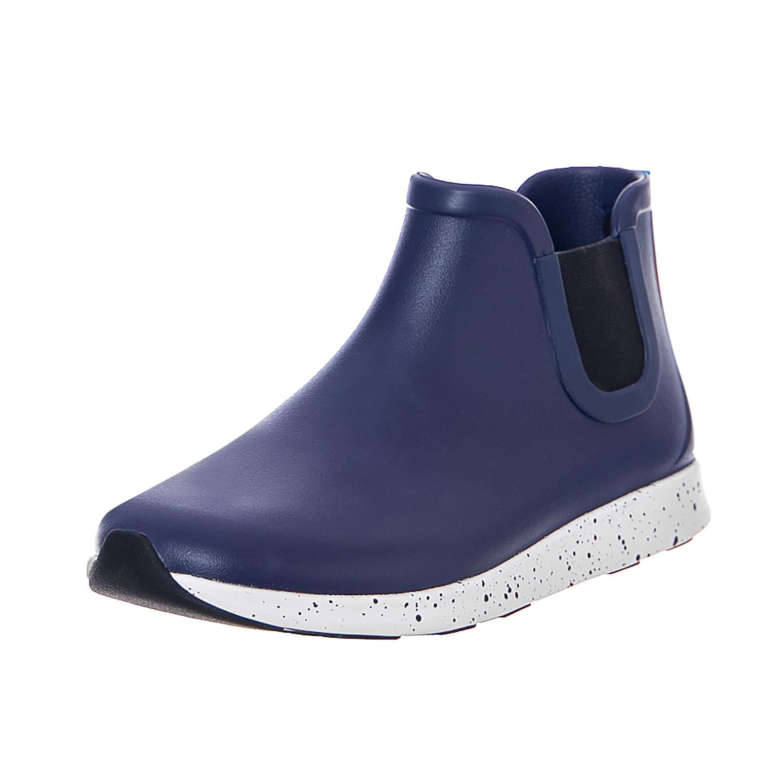 Apollo Rain Boots - Regatta Blue / Shell White /Black Sparkle Rubber - Stivaletti Uomo / Donna Blu / Neri 31102700-5427  NATIVE 