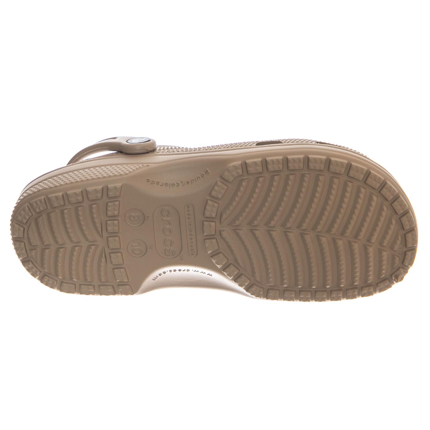 Classic Sabot Unisex Brown - Sandali Uomo / Donna Marroni CR.10001 TAUP CROCS 