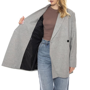 Linelina Gull Melange -- Giacca Donna Grigia 214119628 3803m MINIMUM 