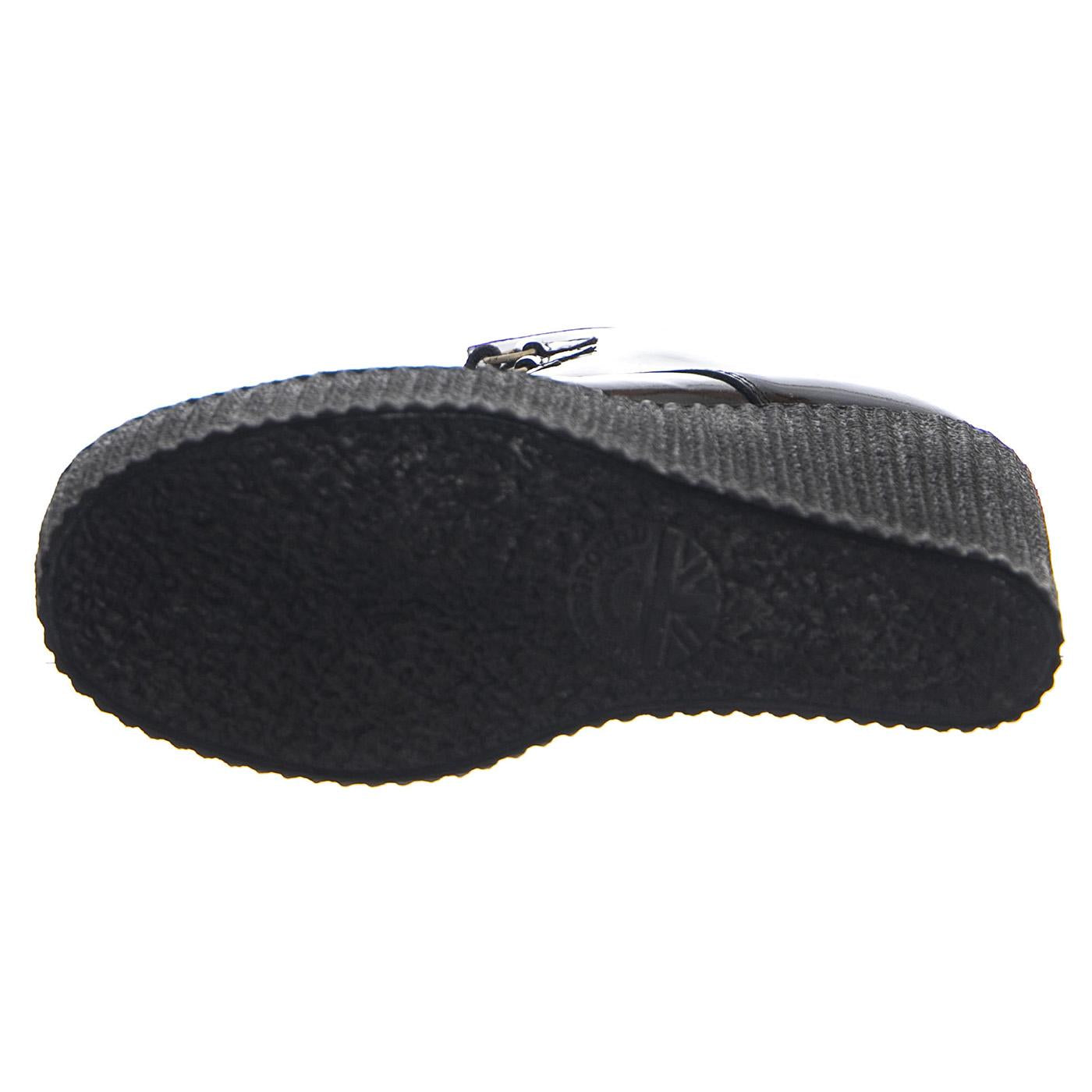 Wedge Wulfurn Ankle Boot Black Patent - Scarpe Stringate Profilo Alto Donna Nere 11862  UNDERGROUND 