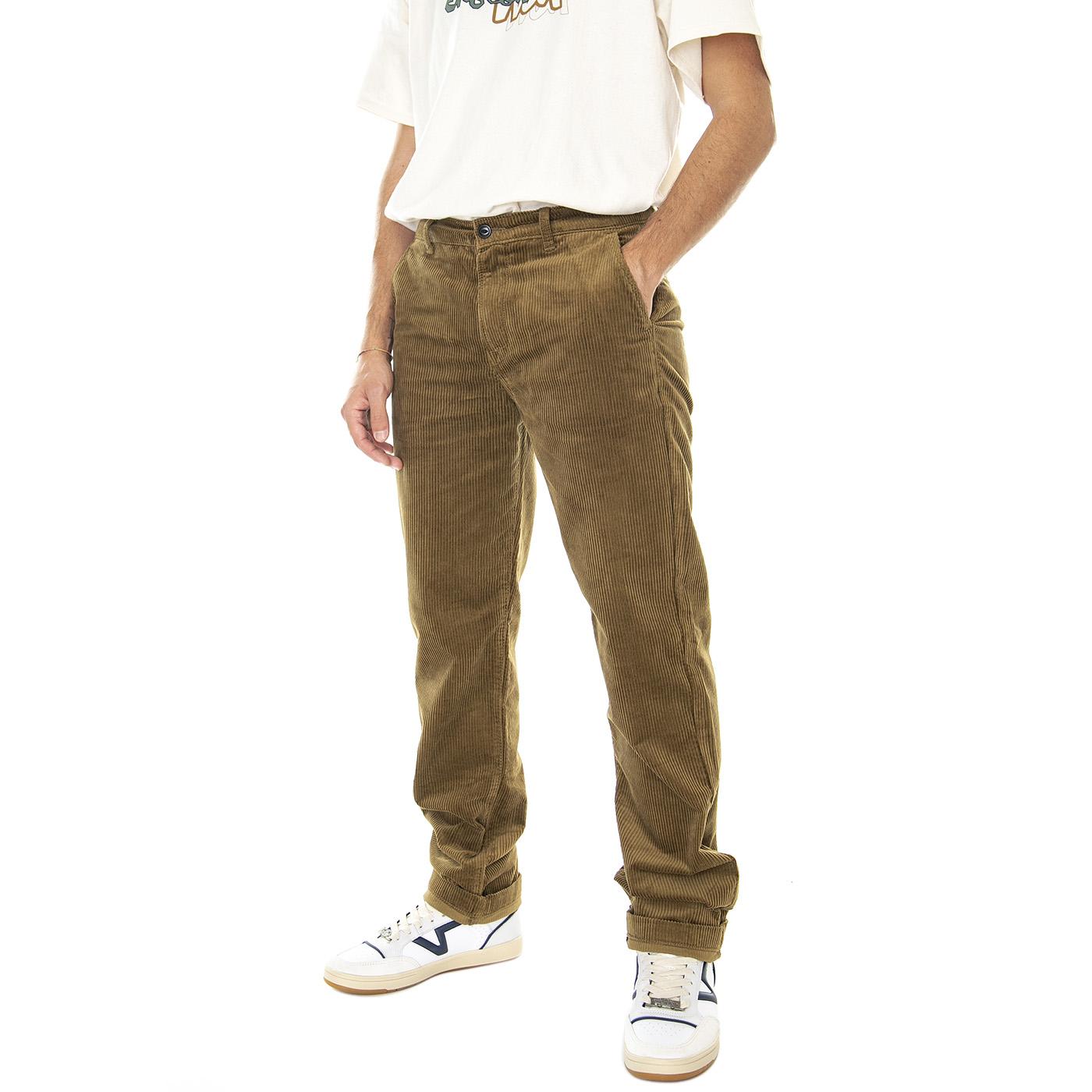 Regular Chino Tumbleweed-L71FQEDH - Pantaloni in Velluto Uomo Marroni 112321616  LEE 