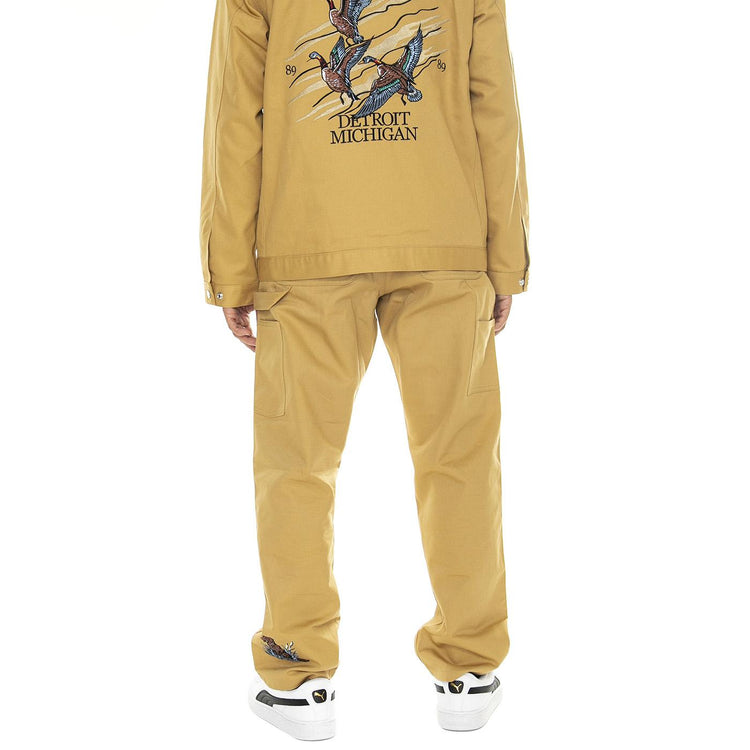 Ducks Single Knee Pant Bourbon - Pantaloni Uomo Marroni I033700.1YHXX  CARHARTT WIP 