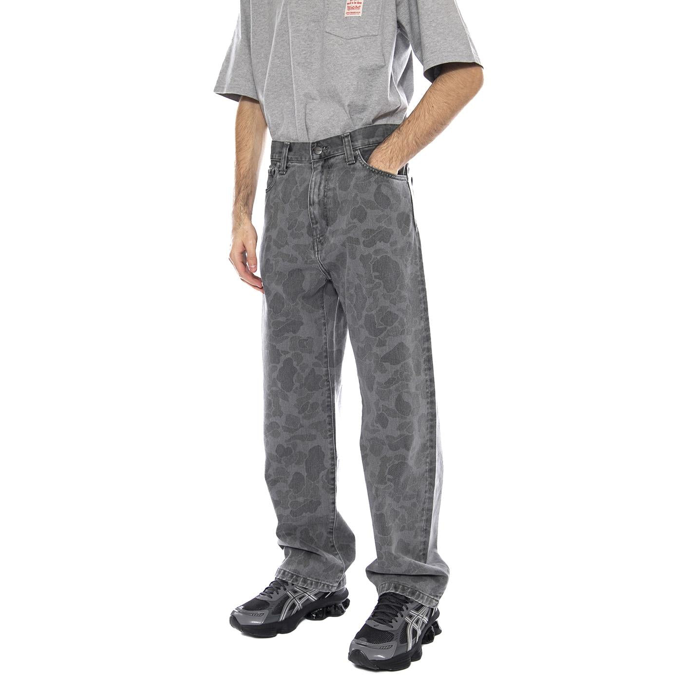 Duck Landon Pant -- Pantaloni Uomo Camo Duck / Black I033755.2I30H . CARHARTT WIP 