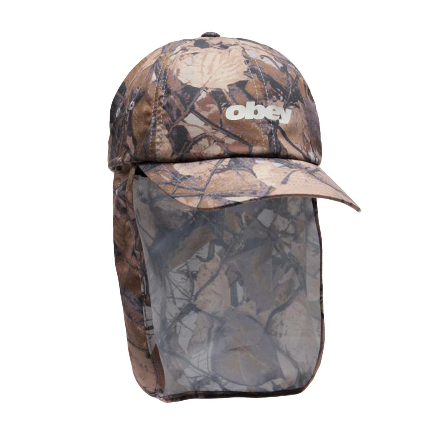 Obey Sahara 6 Panel Trail Cap Fence Camo Multi - Cappellino con Visiera Camo 100580442 FNC OBEY 