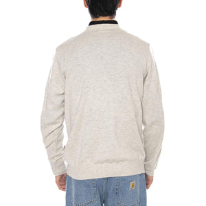 Madison Sweater Fleur De Sel / Black - Maglione Girocollo Uomo Crema I030841.2NQXX  CARHARTT WIP 