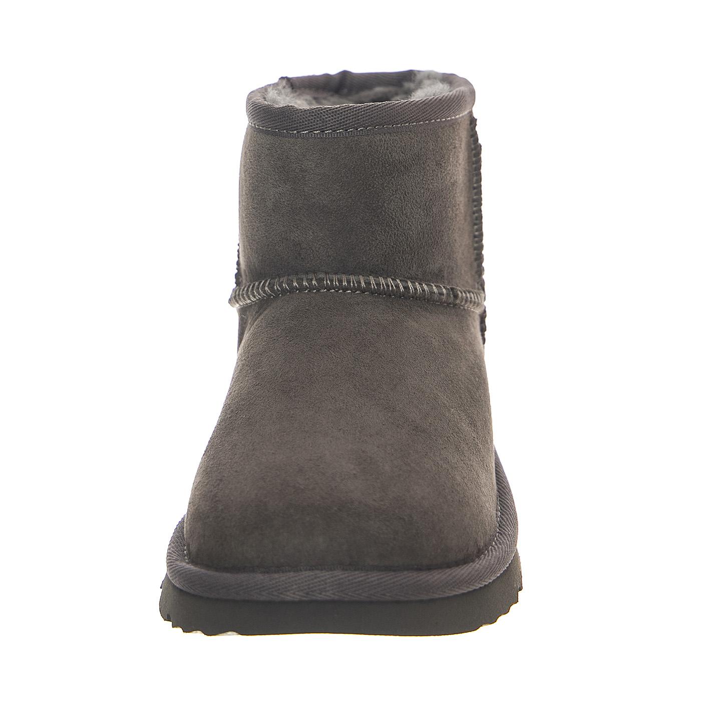 K' Mini Classic II Grey Boots - Stivaletti Bambino Grigi UGKCLMGREY1017715K  UGG 