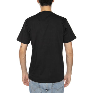 S/S Script T-Shirt Black / White - Maglietta Girocollo Uomo Nera I035700.0D2XX  CARHARTT WIP 