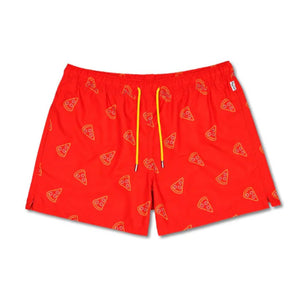 Pizza Slice Swimshorts 4300 - Costume da Bagno Uomo Rosso PZS116-4300-4300  HAPPY SOCKS 