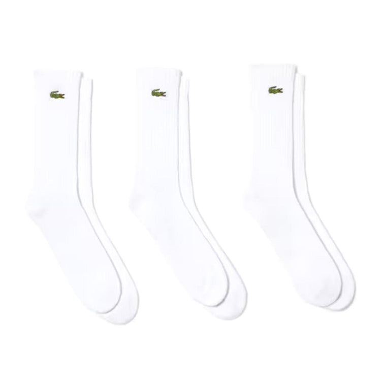 Calze - Set da Tre Paia di Calzini Bianchi con Logo Lacoste RA4182 Z92 LACOSTE 