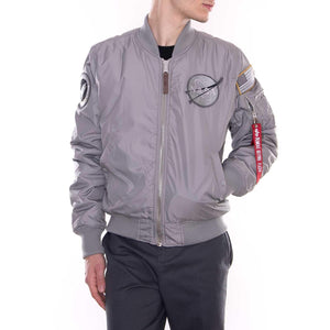 MA-1 VF Nasa Rp Bomber Jacket Silver Grey 178121-31  ALPHA INDUSTRIES 