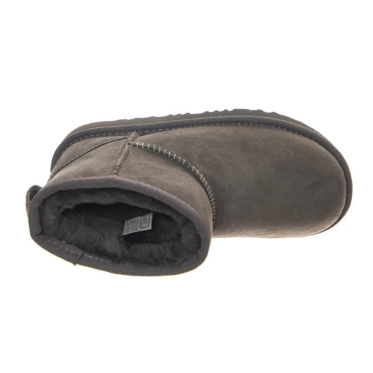 K' Mini Classic II Grey Boots - Stivaletti Bambino Grigi UGKCLMGREY1017715K  UGG 
