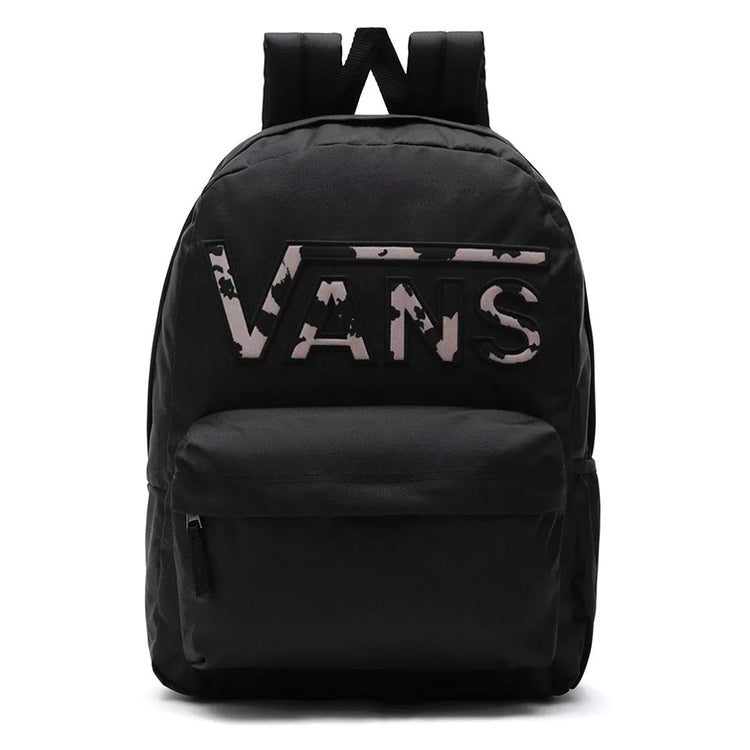 Wm Realm Flying V Backpack Dotty Animal Black / Cobblestone - Zaino Nero VN0A3UI8XZF1  VANS 