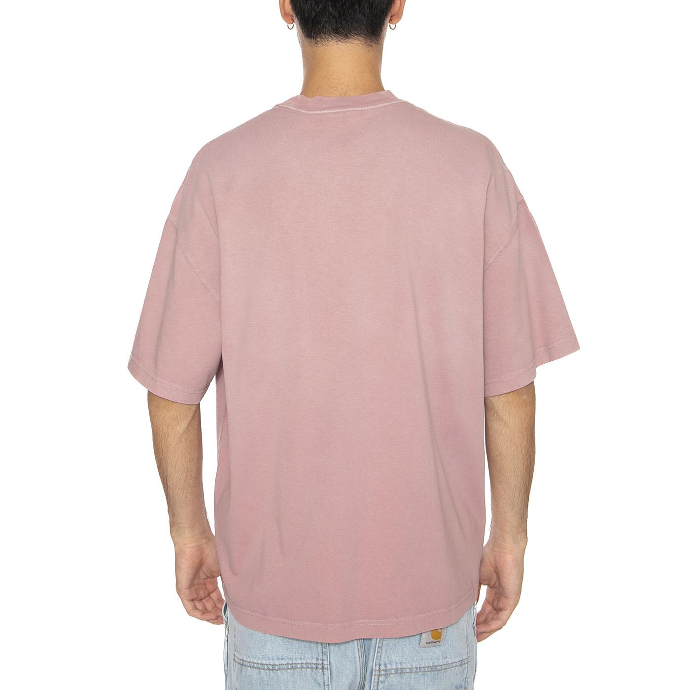 S/S Hudson Pocket T-Shirt Daphne - Maglietta Girocollo Uomo Rosa I035140.1XF5F . CARHARTT WIP 