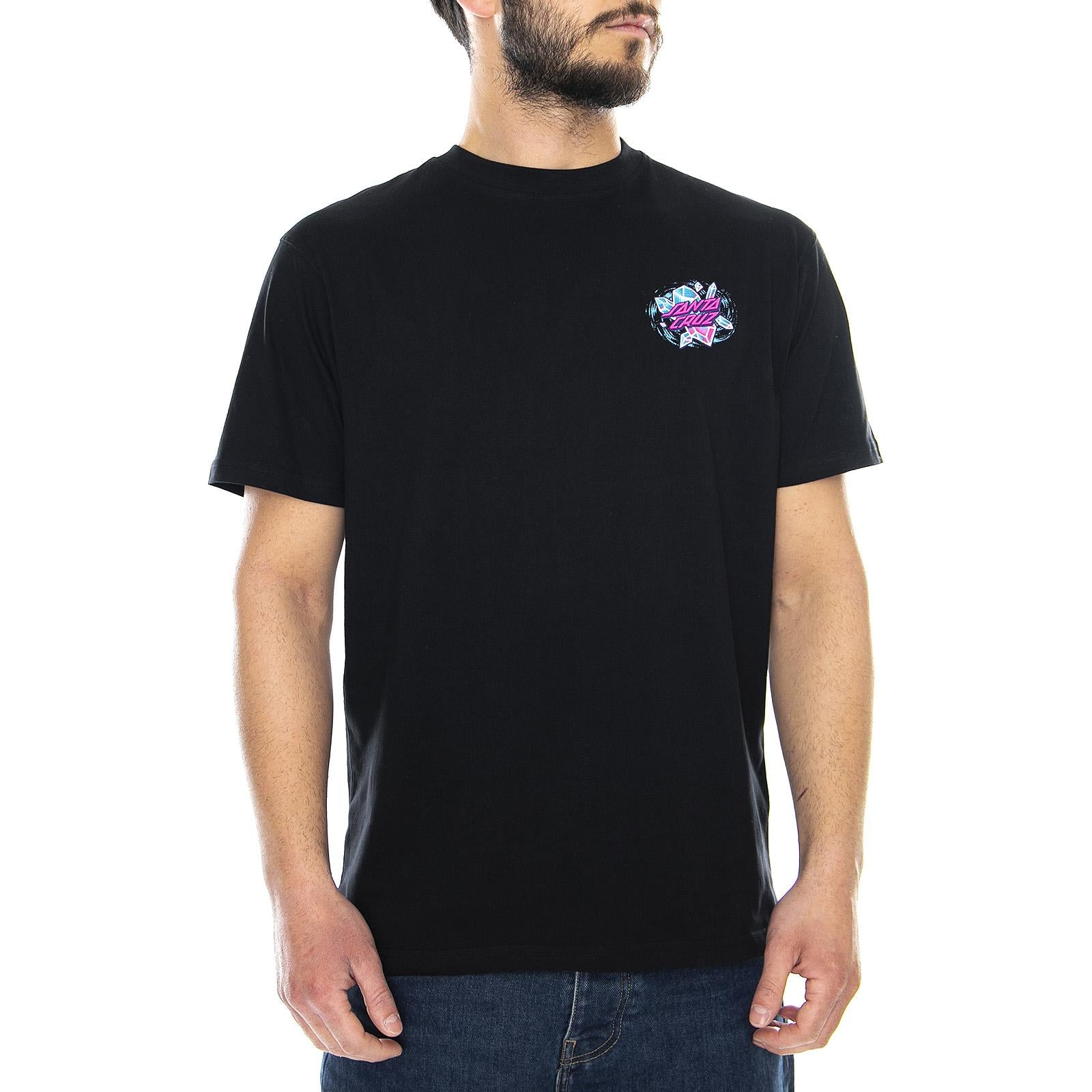  Crystal Hand T-Shirt Black  SANTA CRUZ 