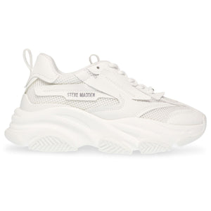 Possession White - Scarpe Stringate Profilo Basso Donna Bianche SMPPOSSESSION-WHI  STEVE MADDEN 