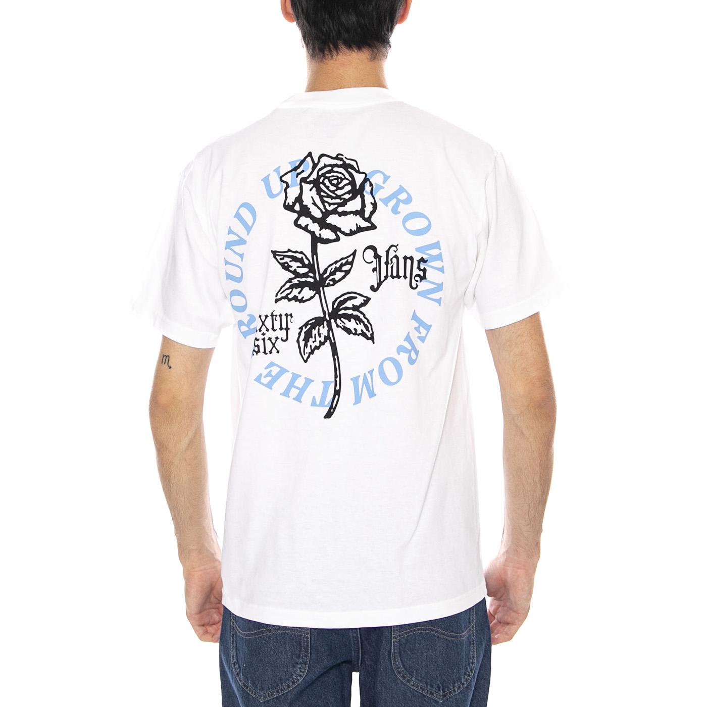 Grown From The Ground Up - Maglietta Girocollo Uomo Bianca VN000PCH WHT1 VANS 