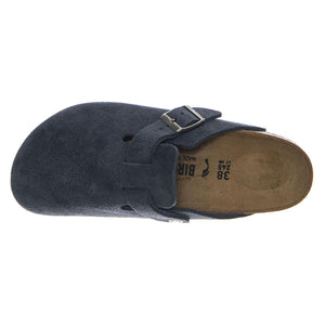 Boston New Navy, Suede Leather - Sandali Uomo Blu 1030902 . BIRKENSTOCK 