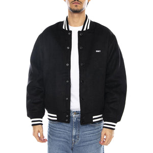 League Icon Jacket - Giacca Uomo Nera 121800523 BLK OBEY 