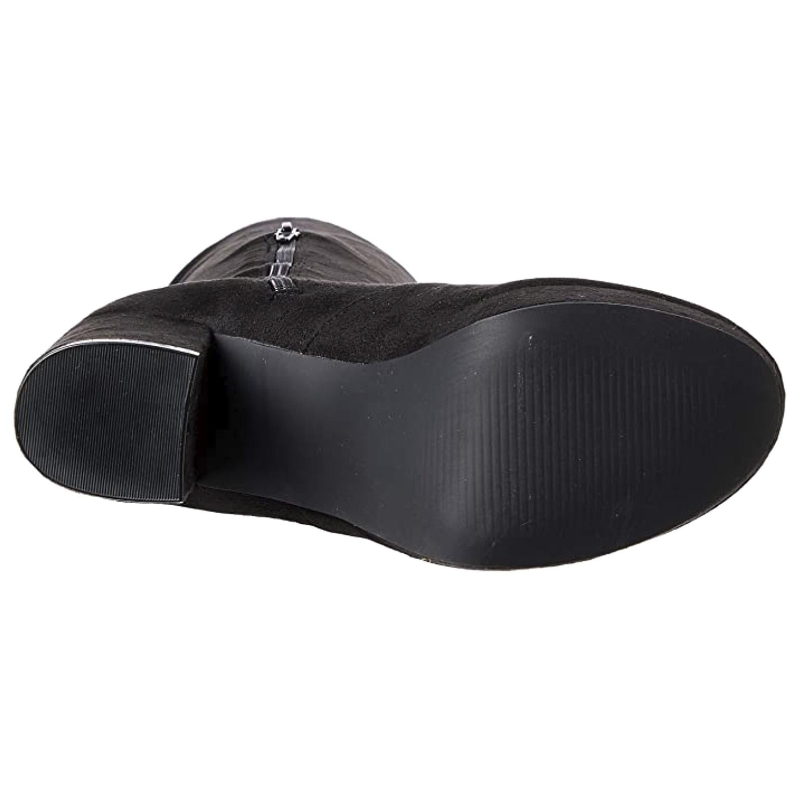 Womens Gotham Boots - Black - Stivali Alti Donna Neri GOTH01S1-BLK-FABR  STEVE MADDEN 