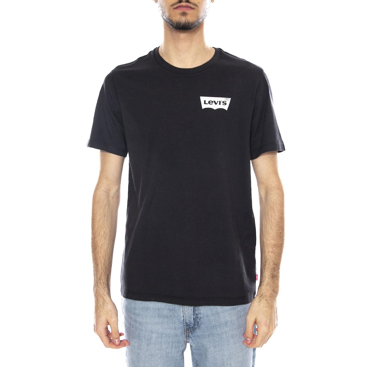 Graphic Crewneck Tee - Color BW Caviar Gra - Maglietta Girocollo Uomo Nera 22491-1692 Black LEVIS 