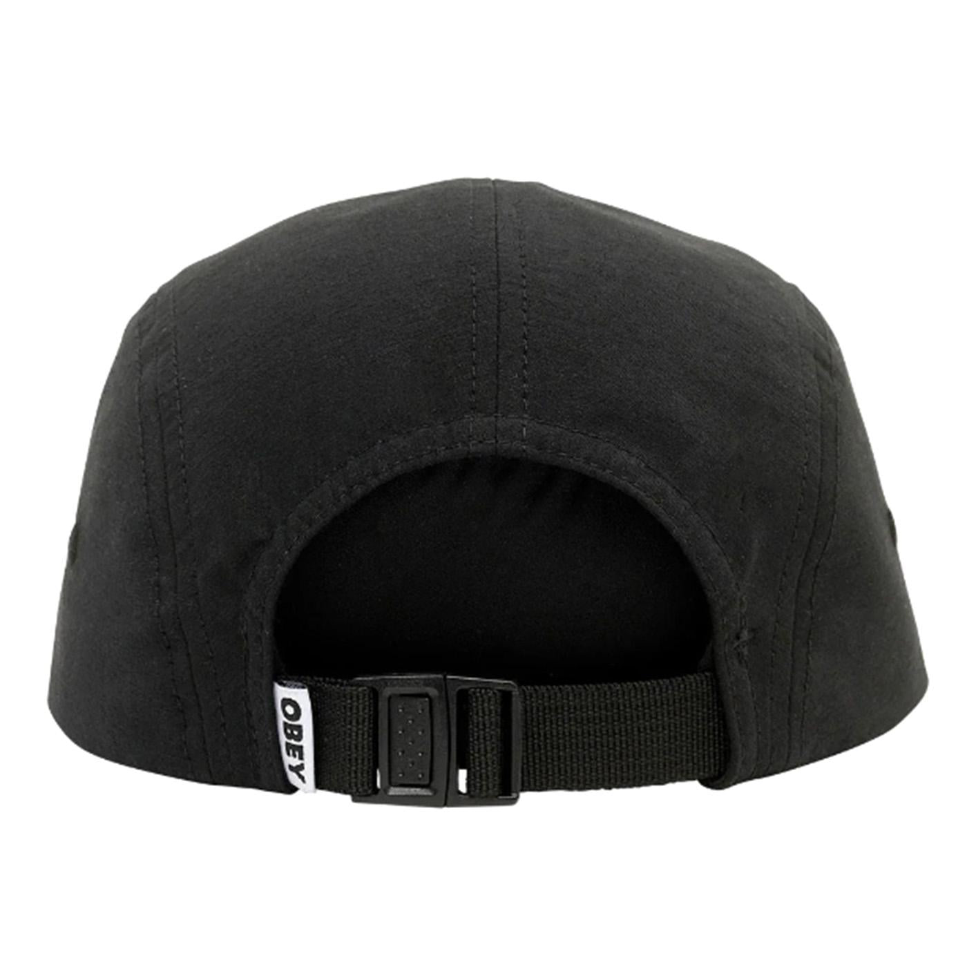 Obey Bold Tech Camp Cap Black - Cappellino con Visiera Nero 100490109-BLK  OBEY 