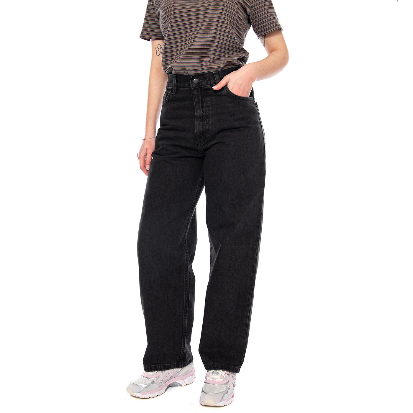 W' Brandon Pant Black - Pantaloni Denim Jeans Donna Neri I035892 8906 CARHARTT WIP 