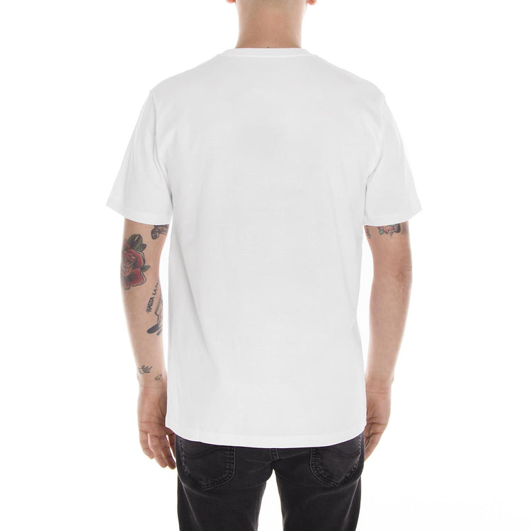 T-SHIRT SS BL OPTICAL WHITE/GREEN CERAMICS 502.161924-C6569  DIADORA 