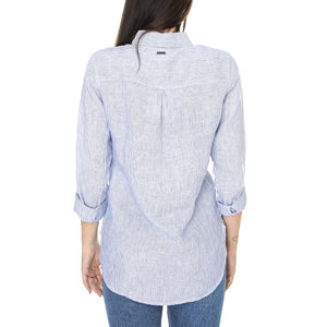 Marine Shirt Navy White - Camicia Donna Blu LSH1315-NY73-SS23  BARBOUR 