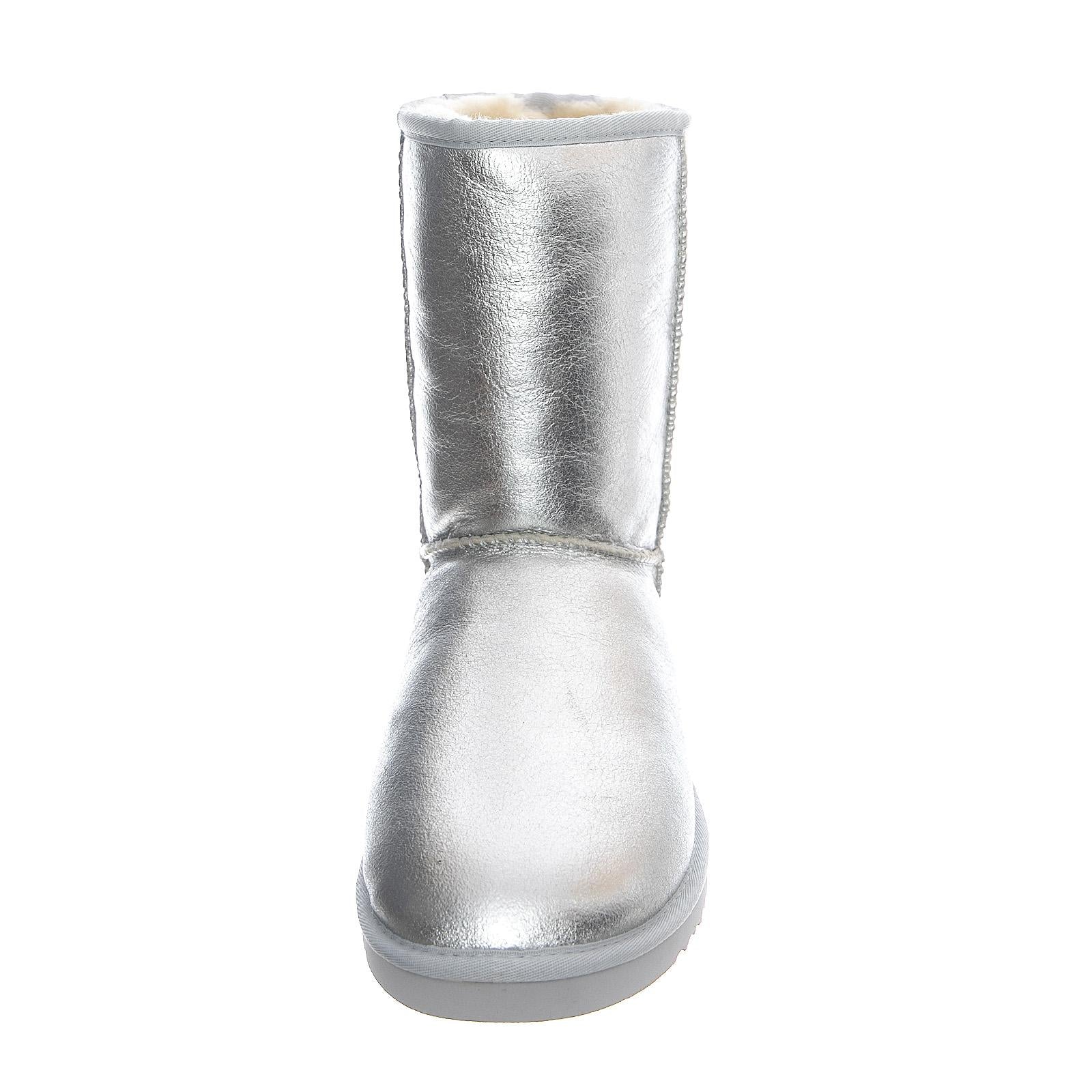 Classic Short Boots - Silver - Stivali Donna Argento UGSCLSSI5842W  UGG 