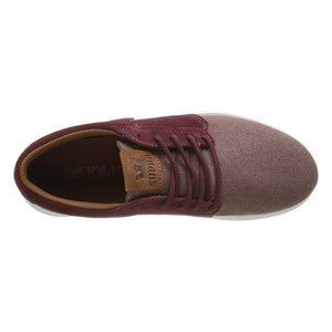 Hammer Run Scarpe - Burgundy / Brown / White Cornestone - Scarpe Basse Uomo Bordeaux 08023-652-M-652  SUPRA 