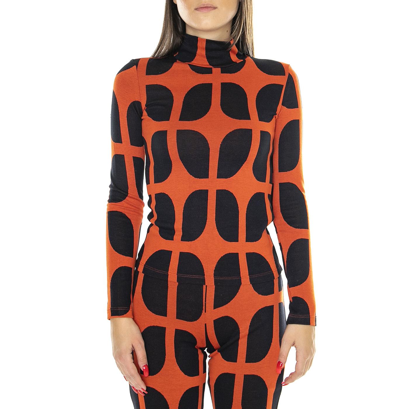 Wallpaper Ellen L/S Top - Maglia Maniche Lunghe Donna Multicolore WTP00153  THINKING 