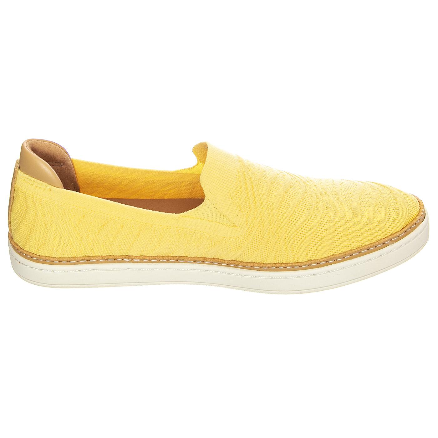 Sammy Wawy Banana Pudding Knit - Scarpe Slip-On Profilo Basso Donna Gialle UGSSAMWBPKT1125017W  UGG 